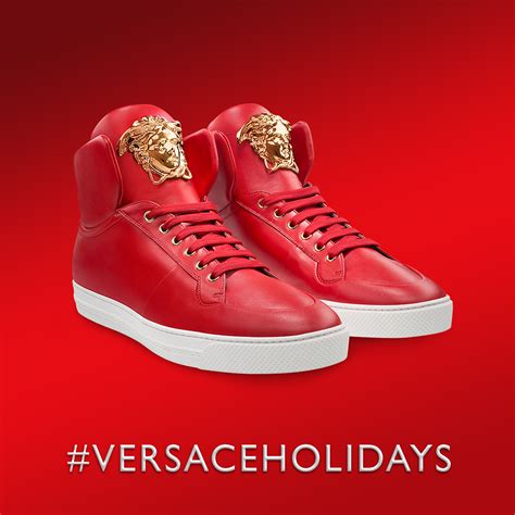 versace red bottom shoes|Versace shoes red and blue.